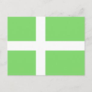 Postal Propuesta de Achen Groenlandia, bandera de Groenla