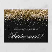 Propuesta de Damas de Honor con Brillo Dorado y Ne