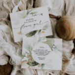 Postal Propuesta de la chica de las flores de oro de colo<br><div class="desc">Haz la pregunta con esta preciosa carta! Edite fácilmente el nombre y el mensaje en la parte posterior - ¡luego añada al carrito! Este elegante diseño cuenta con un suave ramo acuático de eucaliptos, vegetación y adornos dorados. Haga clic en el botón Personalizar y "Haga clic para más personalizares" para...</div>