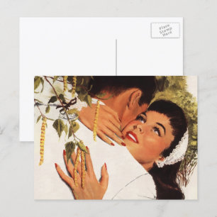 Postal Propuesta de matrimonio de cosecha, amor y romance