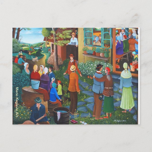 Postal Propuesta, Mario Keglevic Art (Anverso)