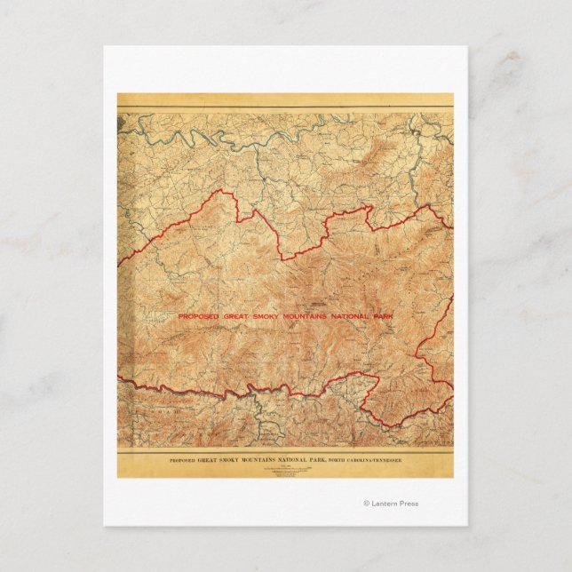 Postal Propuesta para el Parque Nacional de las Grandes M (Anverso)