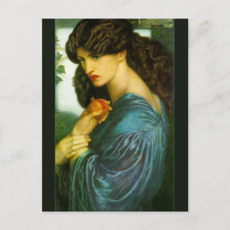 Postal Proserpina de Dante Gabriel Rossetti