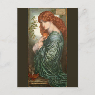 Postal Proserpina de Dante Gabriel Rossetti
