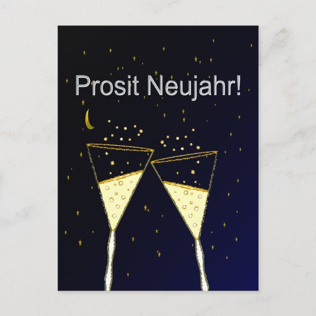 Postal Prosit Neujahr (Anverso)