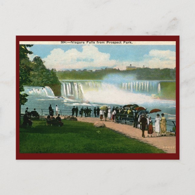 Postal Prospect Park, Niagara Falls Vintage (Anverso)