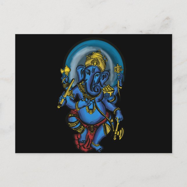 Postal Prosperidad de Ganesh (Anverso)