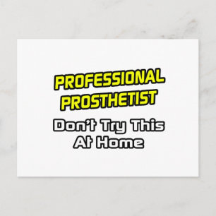Postal Prostesista profesional .. Chiste