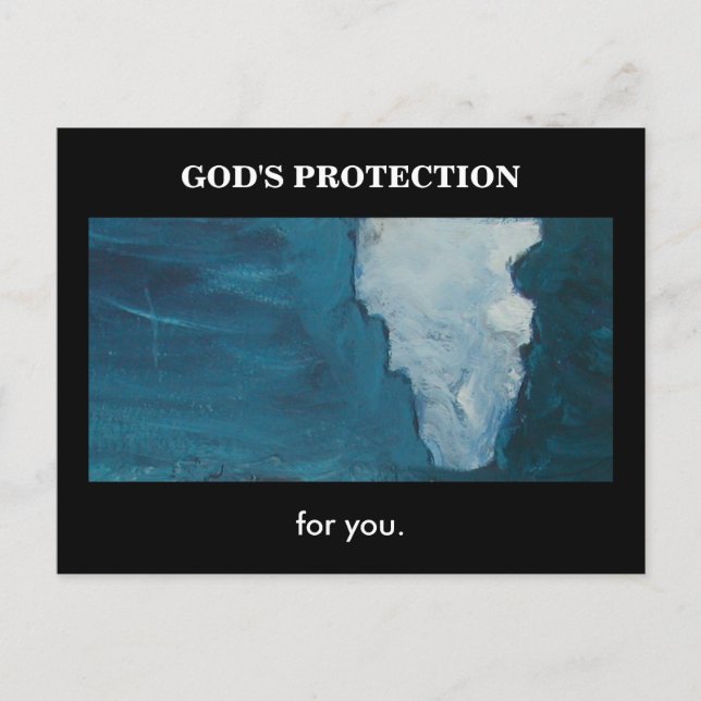 POSTAL PROTECCIÓN DE DIOS (ISAIAH 41) (Anverso)