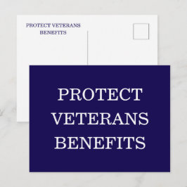 Postal Protect Veterans Benefits Political 