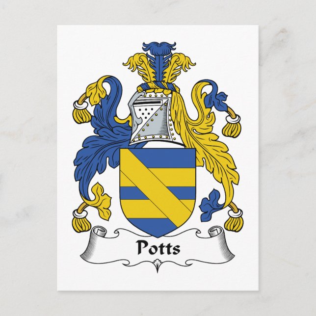 Postal Protector de familia Pott (Anverso)