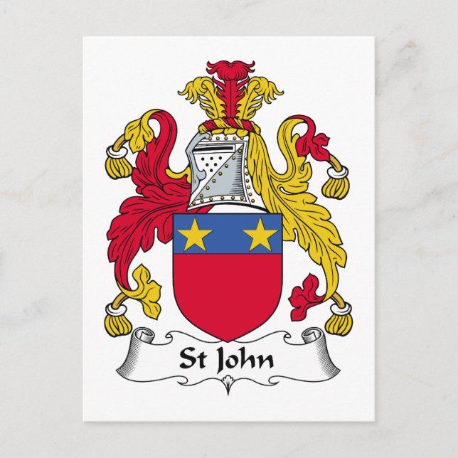 Postal Protector familiar de St. John (Anverso)