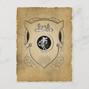 Postal Protector vintage Whimsy Mouse Knight