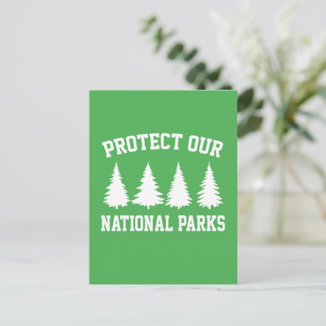 Postal Protege nuestros Parques Nacionales - Día de la Ti (Anverso de pie)