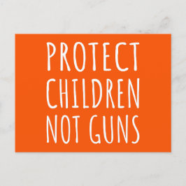 Postal Proteger a los niños, no las armas - Poner fin a l