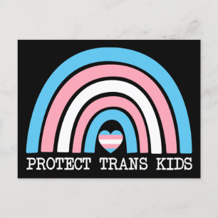 Postal Proteger a los niños transexuales