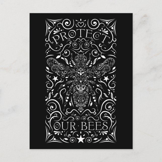 Postal proteger a nuestras abejas (Anverso)