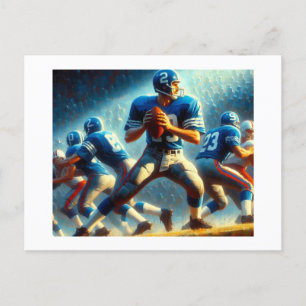 Postal Proteger el Quarterback,
