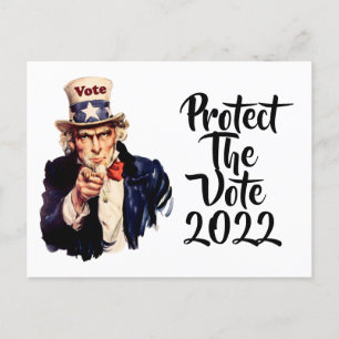Postal Proteger El Voto 2022