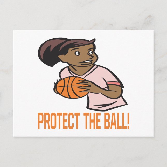 Postal Proteger la bola (Anverso)