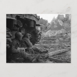 Postal Protegidos y reunidos en algún lugar de Francia