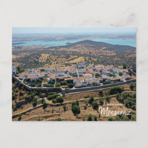 Postal Protegiendo la frontera - Monsaraz Portugal