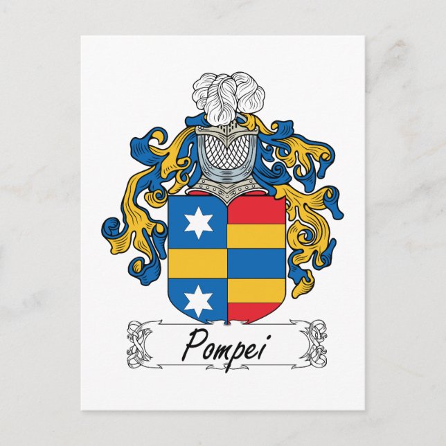 Postal Protesta familiar de Pompeya (Anverso)