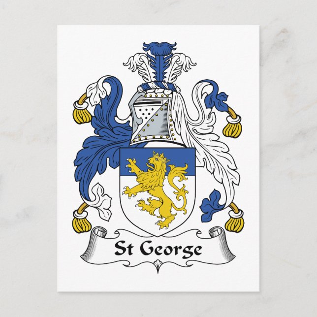 Postal Protesta familiar de St. George (Anverso)