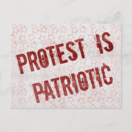 Postal Protesta patriótica