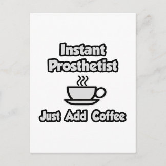 Postal Protestante instantáneo. Añadir café