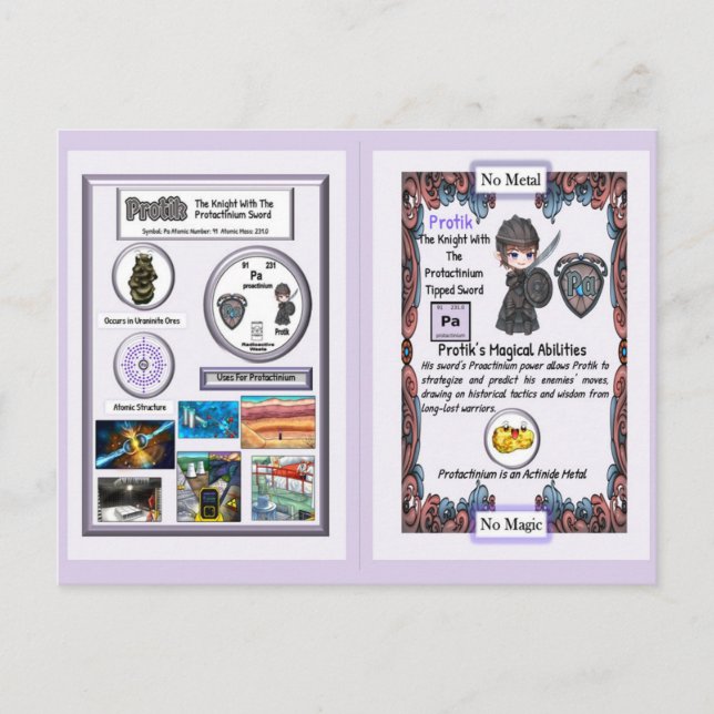 Postal Protik - Knight Proactinium Sword (Anverso)