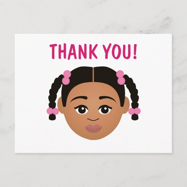 Postal #Proud2BNaturalMe Choose-My-Complexion Gracias (Anverso)