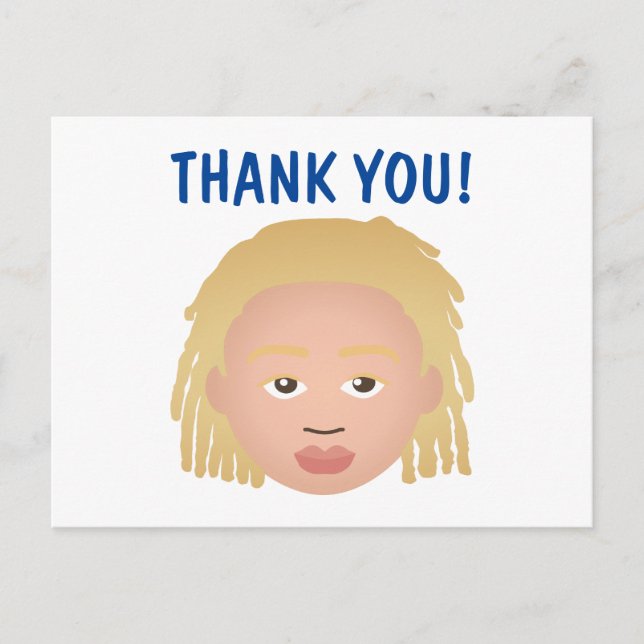 Postal #Proud2BNaturalMe Choose-My-Complexion Gracias (Anverso)