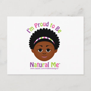 Postal #Proud2BNaturalMe Cumpleaños Gracias