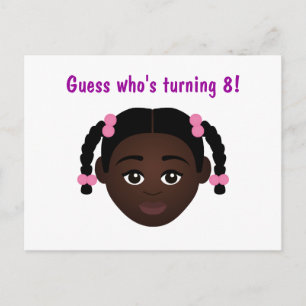 Postal #Proud2BNaturalMe Elige-Mi-Complexión Cumpleaños