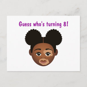 Postal #Proud2BNaturalMe Elige-Mi-Complexión Cumpleaños