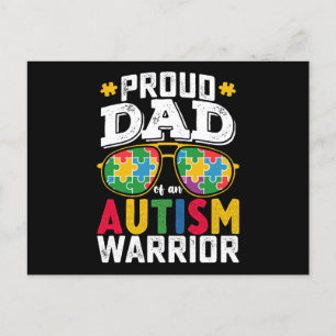 Postal Proud Dad Of An Autism Warrior Family