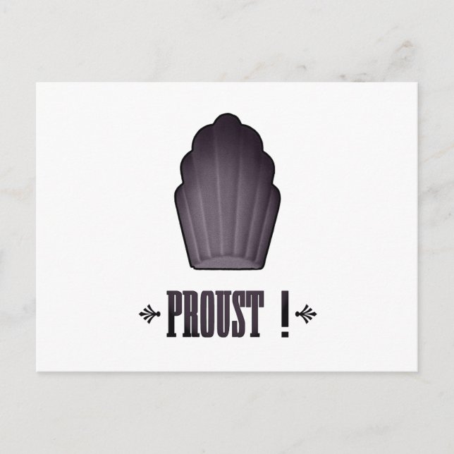 Postal ¡Proust! (Anverso)