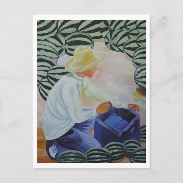 Postal Proveedor de sandía (Anverso)