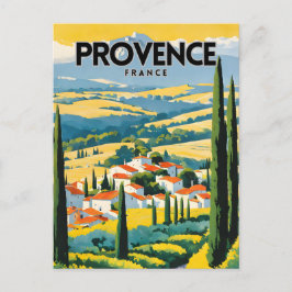 Postal Provenza Francia Viaje