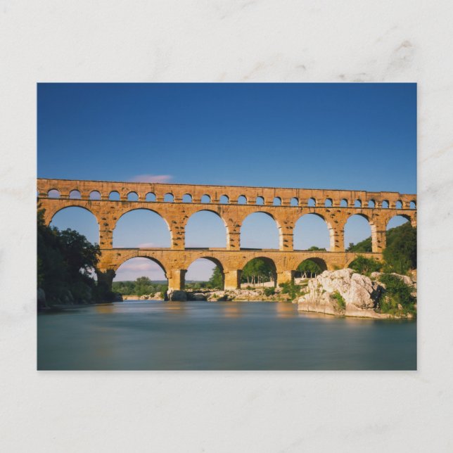 Postal Provenza - Postcard Pont du Gard (Anverso)