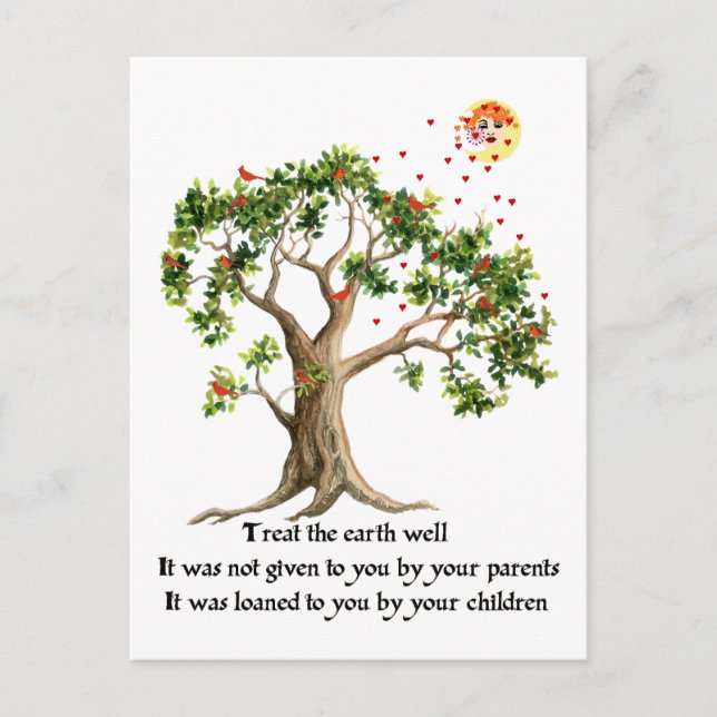 Postal Proverbio natural keniano (Anverso)