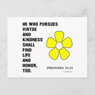 Postal Proverbios 22:21 Virtud
