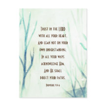 Proverbios 3:5-6 Confiar en el Señor con todo su c