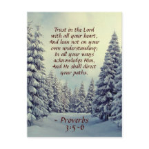 Proverbios 3:5 Confiar en el Señor con todo su cor