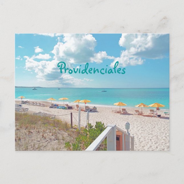 POSTAL "PROVIDENCIALES/ISLAS TURCAS Y CAICOS" (Anverso)