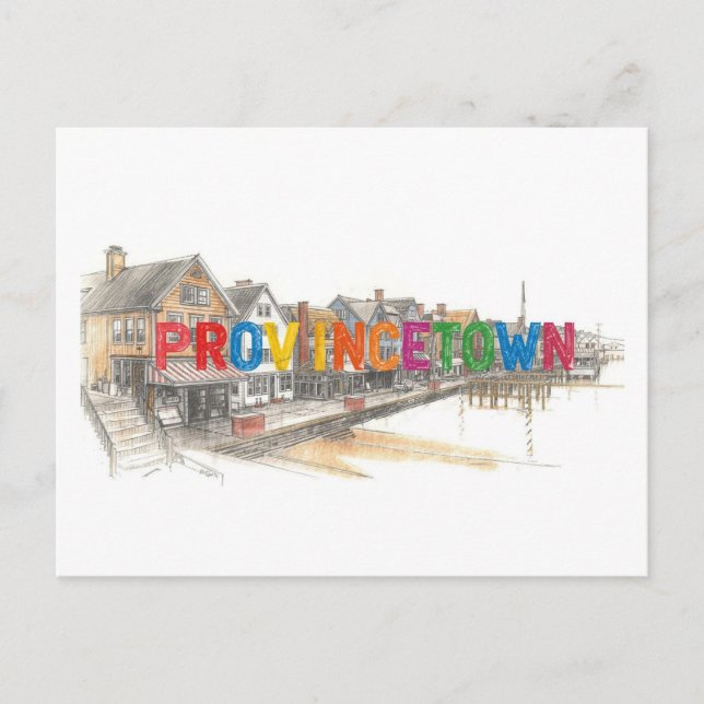 Postal Provincetown, Massachusetts  (Anverso)