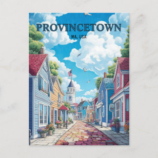 Postal Provincetown Massachusetts USA Travel