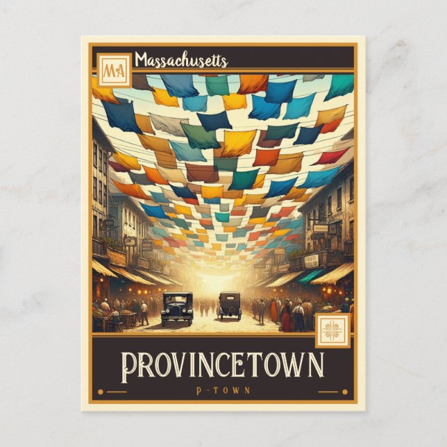 Postal Provincetown, Massachusetts | Vintage (Anverso)