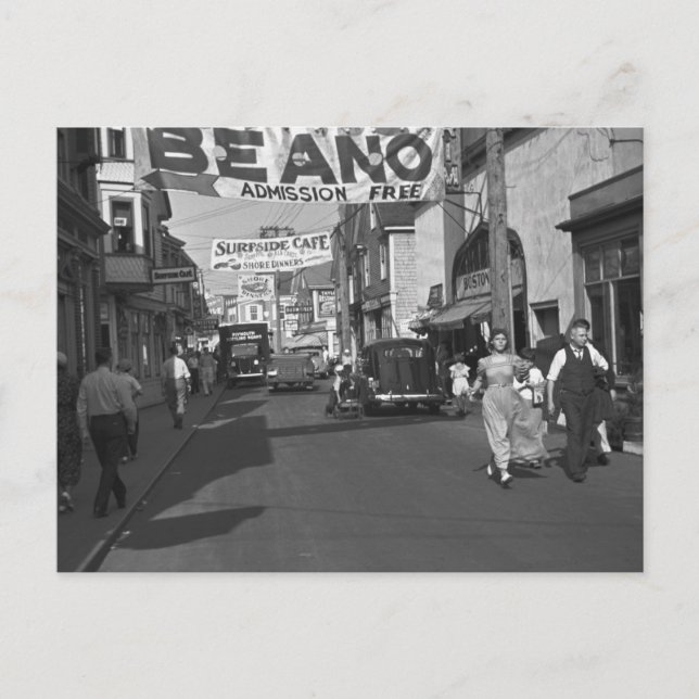 Postal Provincetown, Misa. :1937 (Anverso)